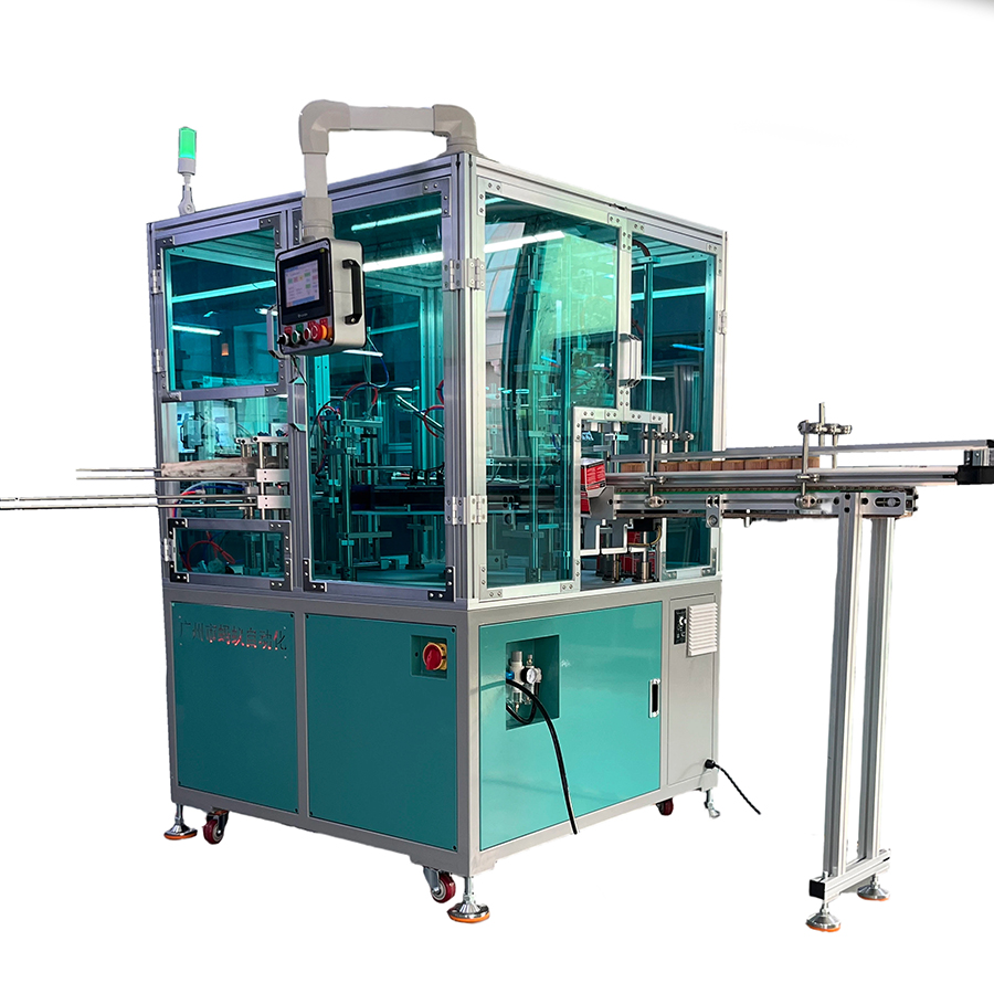 Automatic Oil Filter box packing and Labeling Line